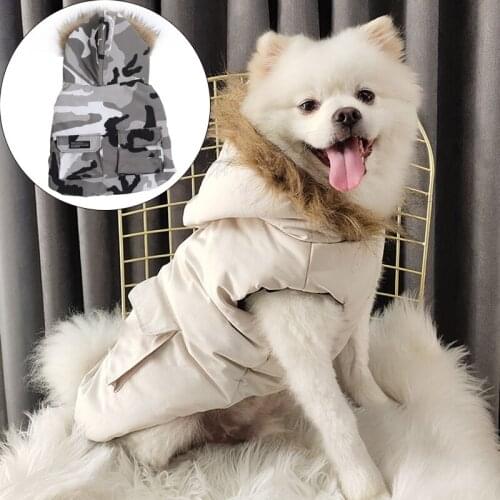 Winter Warm Puppy Cat Pet Clothes Fashion Dog Down Jacket for Small Medium Dogs Samoyed Chihuahua mascotas Products ropa perro