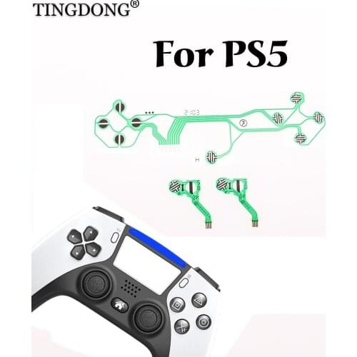 10pcs Original Flexible cable for PS5 Controller Conductive Film replacement for PS5 film controller Flex Cable Ribbon Cable
