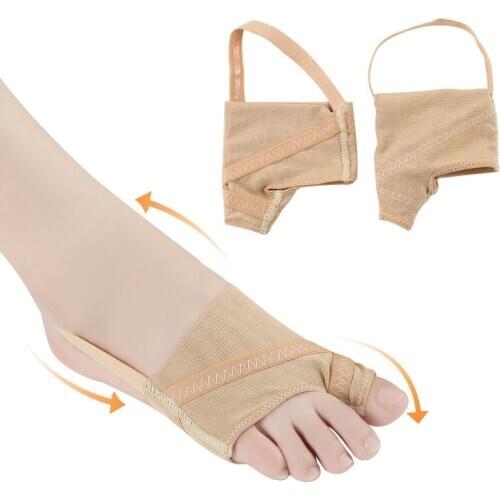 2 Pieces/Lot Cloth Thin Breathable Hallux Valgus Correction Stockings As Thumb Adjust Separated Toes Can Wear Shoes Day/ Night