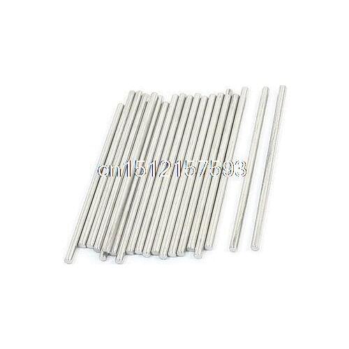 20PCS Hardware Tools 60mm x 2.5mm Stainless Steel Round Rod Axle Bars
