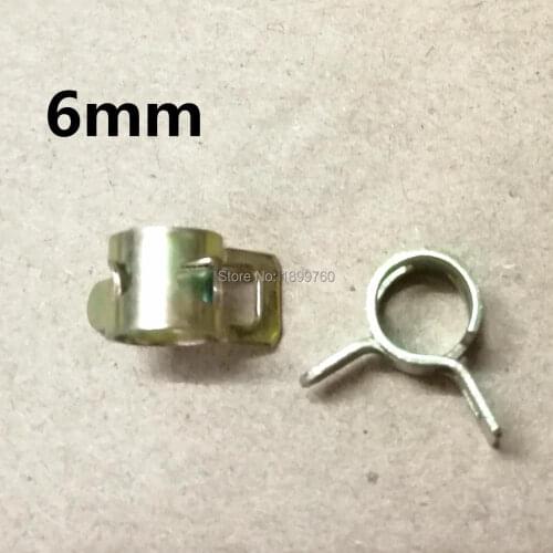20000PCS / Per 6mm 1/4" Vacuum Spring Clips Action Hose Clamps high quality