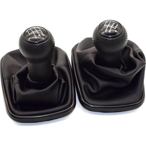 23mm 5 / 6 Speed Car Gear Shift Knob Lever Shifter Gaitor Boot For Volkswagen VW 1999-2004 Golf 4 IV MK4 GTI R32 Bora Jetta MT