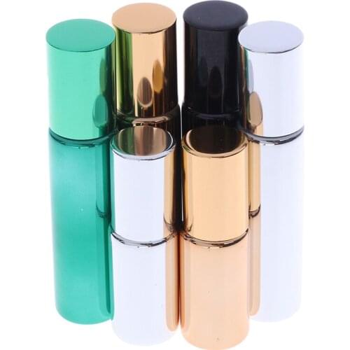 5/10ML Rollerball Massager Oogcrème Parfum Navulbare Lege fles Container Etherische Olie Flessen Roll Op Roestvrij Staal