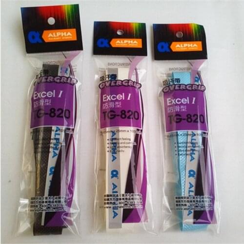 Alpha 5pcs/lot Badminton Racket Overgrip Genuine Eva Keel Tennis Grips Hand Smooth Sweat Tape Machine Stringing Practice Grips