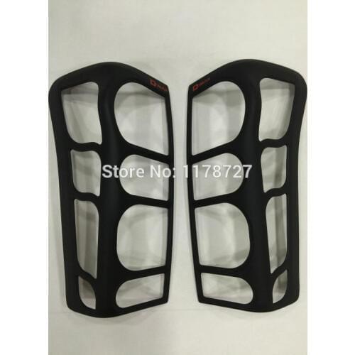 FREE SHIPING 2012-2015 isuzu D-MAX black colour tail lamp cover red letter rear light cover tail light cover DMAX acaccessories