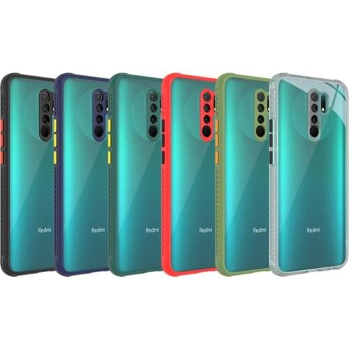 10Pcs/Lot Arylic Silicone Phone Case For Xiaomi Poco M3 C3 X3 NFC 10T Pro Note 10 Lite 11 For Redmi 9 9A 9C Note 9T Soft Cover