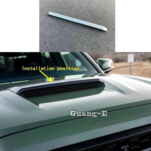 For Toyota Tacoma 2015 2016 2017 2018 2019 2020 Car Front Engine Machine Grille Grill Upper Hood Stick Lid Trim Hoods Parts