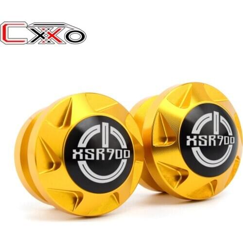 Two products 6MM With Logo XSR900 Motorcycle Swingarm Spools Slider Stand Screw For YAMAHA XSR 900 XSR900 ABS 2016-2017