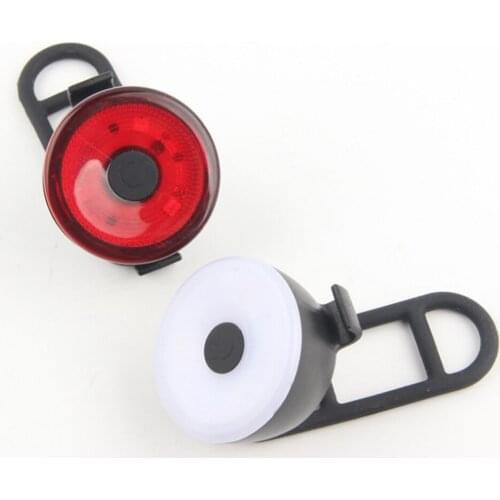 Light Bicycle Rear Light Waterproof Battery Style Night Safety Cycling Warning Taillight Outdoor MTB Flashlight Bike Accessories