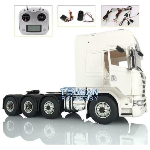 Hercules R730 Cab LESU 1/14 Metal 8*8 Sca Chassis Tractor Truck Sound Radio THZH0675-SMT3
