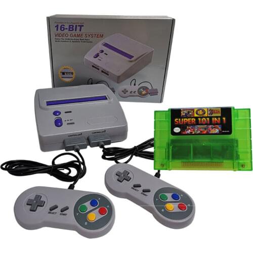 101in1 SNES game console 16-bit Entertainment System Compatible with Super Nintendo Games Comes