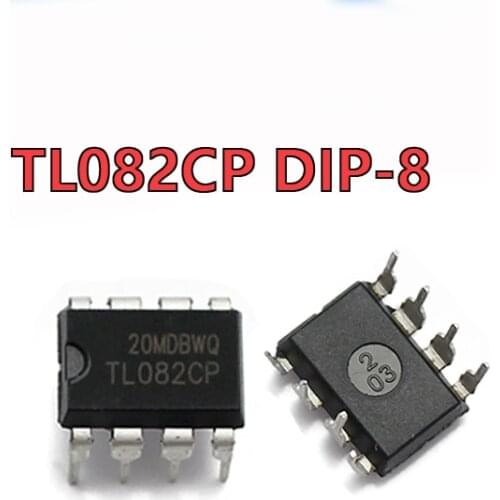 5pcs 10pcs Integrated circuit TL082CP DIP-8 Operational Amplifier Microcomputer chip TL082 DIP
