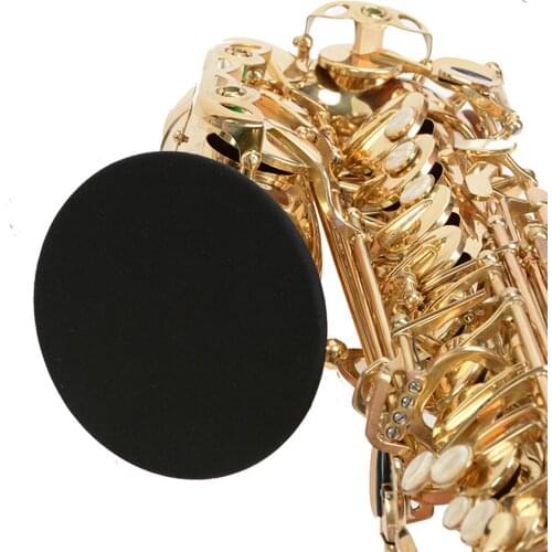 Clarinet Trumpet Hygienic Soft Black Dustproof Cap Cornets Instrument Bell Cover Saxophone Cornet Instrument Accessory