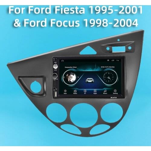 2 Din Android Stereo for For Ford Fiesta 1995-2001/ Focus 1998-2004 7Inch Car Radio Multimedia Player GPS BT WIFI FM Aotoradio