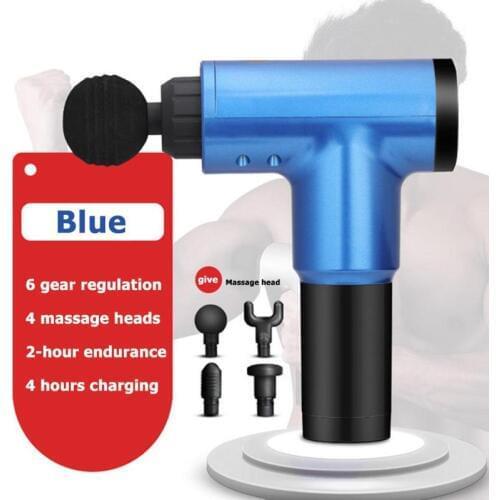 Gym Fitness Muscle Massage Gun Deep Tissue Massager Therapy Gun Body Relaxation Massage Machine Muscle Training Pain Relief