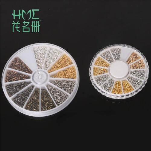 Copper Positioning Buckle Mixed Models About 660/Box Making Bracelet Necklace Earring Jewelry Finding Accessories Manual DIY