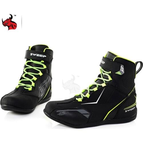 Motorcycle Boots Moto Protection Off-Road Riding Motorbike Shoes Waterproof Men Breathable Motocross Racing Boots For 4 Season