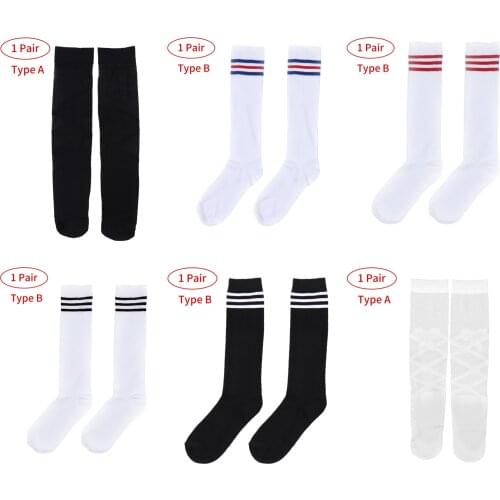 Women Men Spring Summer Sport Middle Tube Socks Stripe Under Knee Length Cycling Riding Bicycle Socks Outdoor Breathable Socks