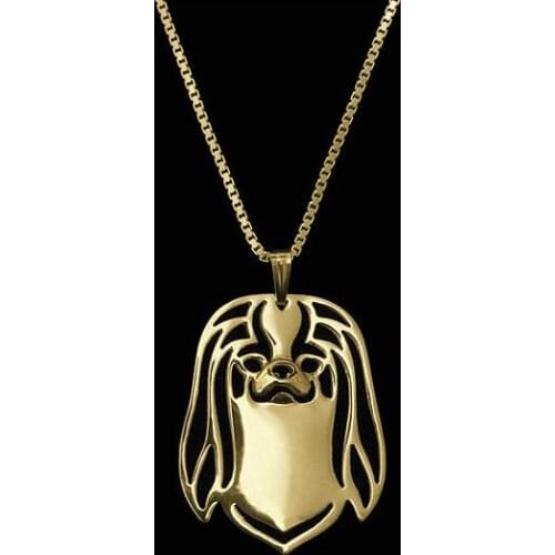 Newest Unique Handmade Japanese Chin pendant choker Necklace for women Dog Jewelry Pet Lovers Christmas Gift