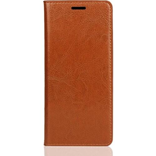 Deluxe left and right dermis cover mobile phone case for sony Xperia XZ5 Four Color Wallet Card Bracket Function