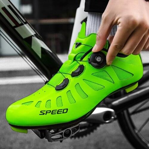 Ultralight Cycling Shoes Men Professional Outdoor Bicycle Shoes Men Cycling MTB Sneakers Self-Locking Racing Road Bike Shoes SPD