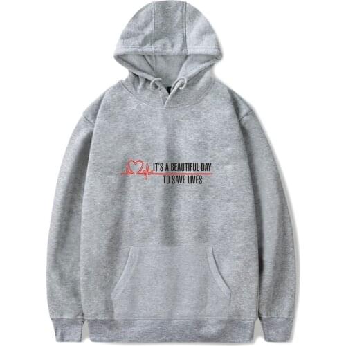 Funny Greys Anatomy Hoodies Popular Mens Autumn Fashion Grays Anatomy Hoodies Sweatshirts Casual Long Sleeve Pullover