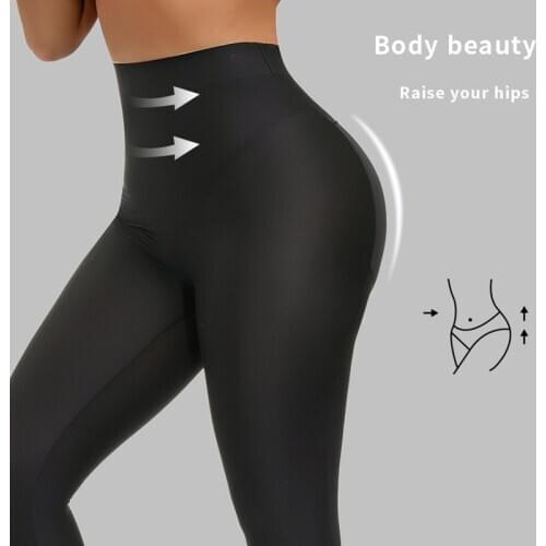 Skinny Leg Panties Infrared Stretch High Waist Belly In Buttock Lifting Fitness Pressure Stovepipe Slimming Body Shaping Reduced