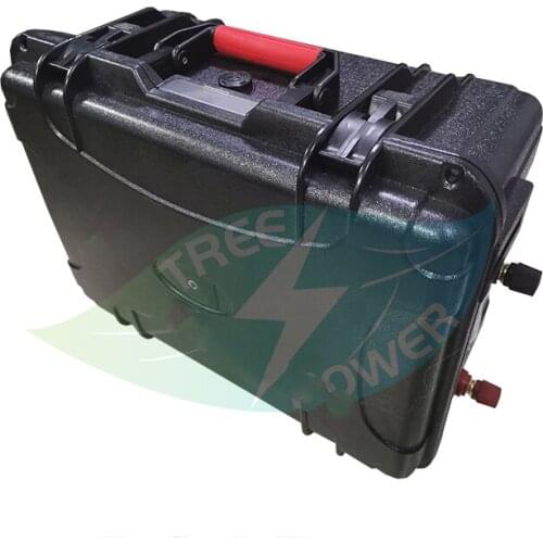 Waterproof 12V 200AH lithium ion battery with USB ports ABS case for inverter Forklift golf cart UPS AGV +10A Charger