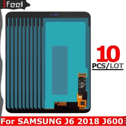 10Pcs Cope OLED For Samsung Galaxy J6 2018 J600 LCD Touch Screen LCD Display For Samsung J6 J600 J600G J600F J600L Assembly Part