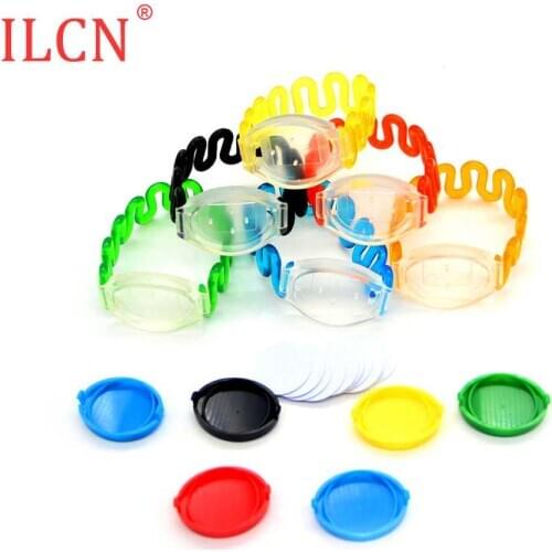 125khz ID Waterproof Silicone Wristband Read Only RFID Keyfob Token Tag Badge Card Wrist Access Control Card EM4100 TK4100
