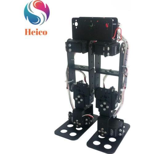 6 Degrees of Freedom Short Legged Humanoid Biped Robot Mount Kit With Metal MG996R/DS3218 Servo for Arduino DIY Robotic Model