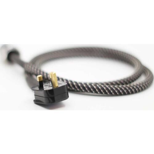 Hifi Audio OFC Power cable with Gold plated Schuko UK Power connector UK Plug power cable