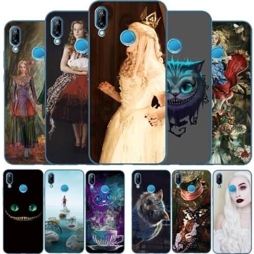 Alices Adventures in Wonderland Soft Silicone Phone Case For Huawei P9 P10 P20 P30 P40 LITE P20 P30 P40 PRO P smart Y6 Y7 Y9