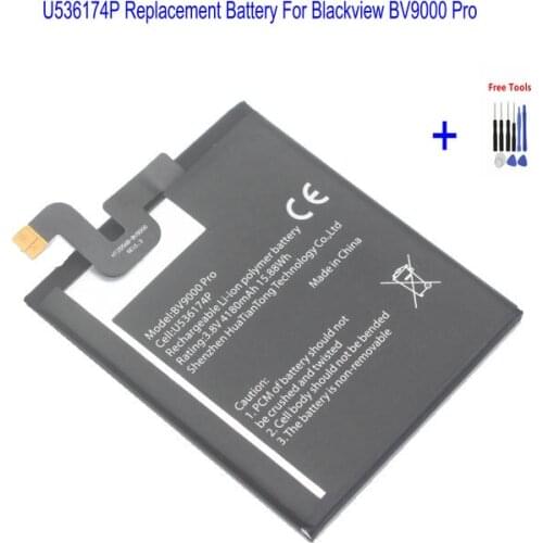 Ciszean Batteries For Blackview BV9000 Pro Phones