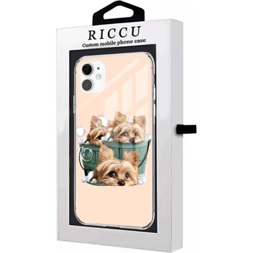 Yorkshire Terrier Dog Puppy DIY Phone Case Cover Shell For Iphone 11 Pro11 Pro Max X 8 7 6 6S Plus 5 5S SE Cass