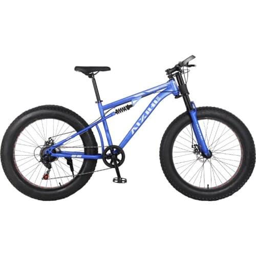 Mountain Bike Snow Beach 4.0 Ultra Wide Tire Single Wheel 7/21/24/30 Speed Bike Mens Bike Free Shipping Adult bike