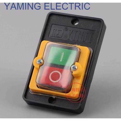 KA0-5M AC 380/220V 10A ON/OFF 2 position Red/Green Water Proof Push Button Switch 6 screws terminals BSP210F-1B machine