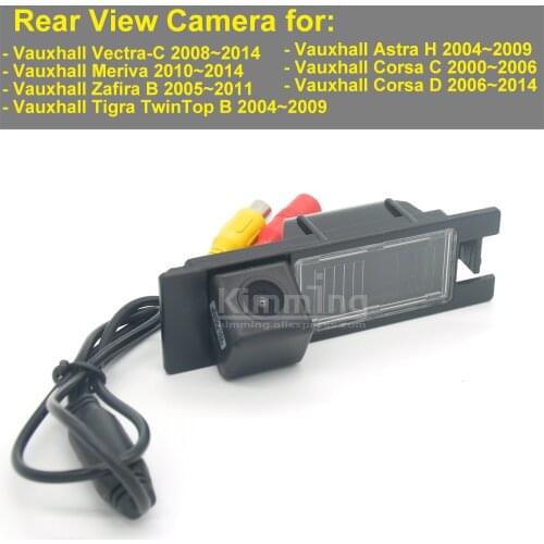 Rear View Camera for Vauxhall Astra H Corsa C D Vectra C Meriva Tigra TwinTop B Zafira B Wireless Reversing Parking Backup Cam