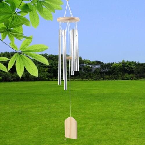 Bedroom 6 Tube Wind Chime Chapel Bells Wind Chimes Door Wall Hanging Ornament Home Garden Outdoor Decor Wind Chimes