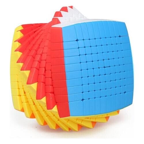 10x10x10 Speed Magic Cube Speed No Sticker Professional Cubo Magico Pre-match Training Toy For Children Adult Anti Stress Gift