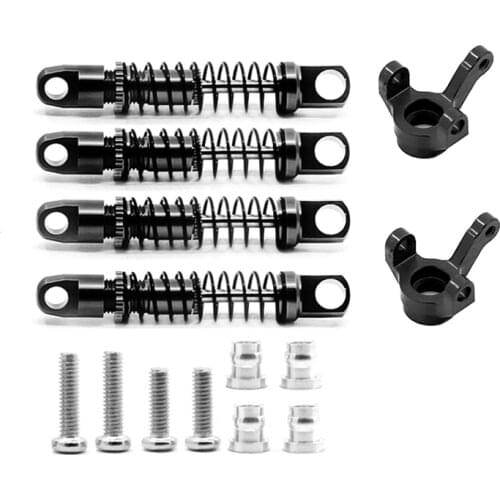 Metal Shock Absorber with Steering Cup Upgrade Accessories for XIAOMI XMYKC01CM JIMNY 1/16 RC Crawler Car Parts