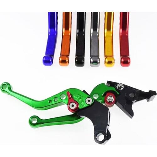 2pcs CNC Alloy Motorcycle Brake Handle Motorcycle Modified Parts, Brake Handle, Horns, Adjustable Hand Lever