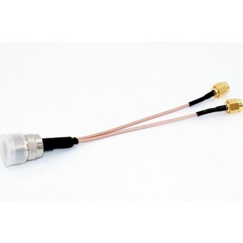 N female to 2 X SMA male Connector antenna cable Splitter Combiner Y type Cable Pigtail RG316 15CM for 3G/4G modem