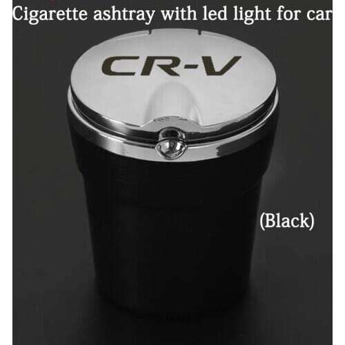 Led Lights Car Ashtray With Creative Cover Personality Case Multi-function Interior Car Accessories For Honda crv 2019 2017 2020