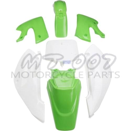 Plastics for Fender Fairing Kit for Kawasaki KLX 110 KX65 110cc PIT Dirt Bike