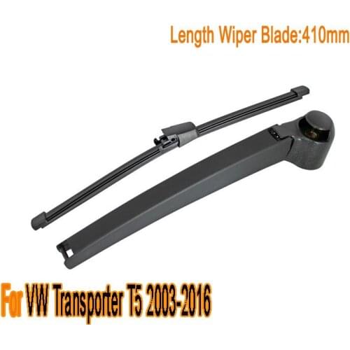 FOR VW CARAVELLE BUS REAR WINDSCREEN WIPER ARM AND BLADE SET BRAND NEW 2003 -2015 410mm