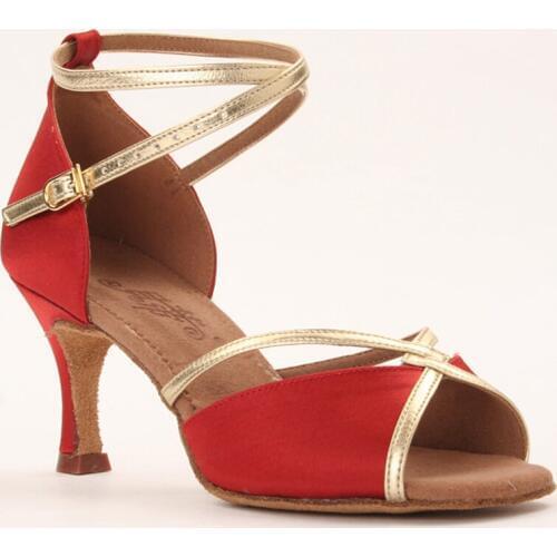 Latin Dance Shoes Woman Fitness Breathable Ladies Aerobics Shoes Spring Buckle Slip-On High Quality Lady Coupon BD 2318 Free Bag