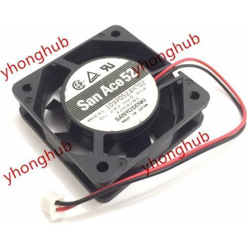 SANYO DENKI 109P0524H7D02 DC 24V 0.05A 50x50x15mm Server Cooling Fan