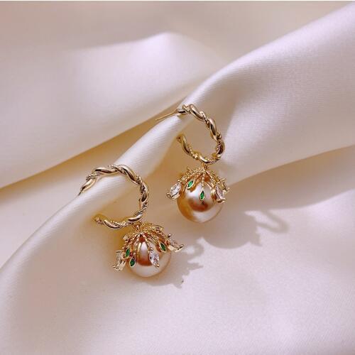 Top Design Micro Pave Zircon Ball Earrings Women New Fashion Jewelry Quality Earings Party Everyday Bijoux Gifts