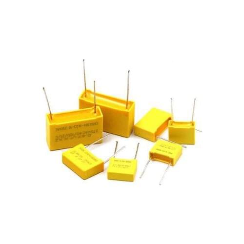 10pcs 275VAC capacitor X2 series 0.01UF ~ 2.2UF Polypropylene film capacitor New 10nf 100nf 150nf 200nf 680nf 470nf 1UF